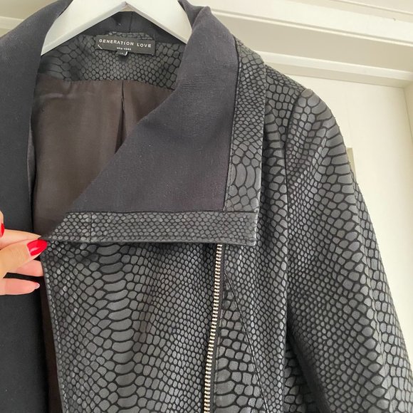 GENERATION LOVE LEATHER JACKET SIZE XS - Picture 2 of 7